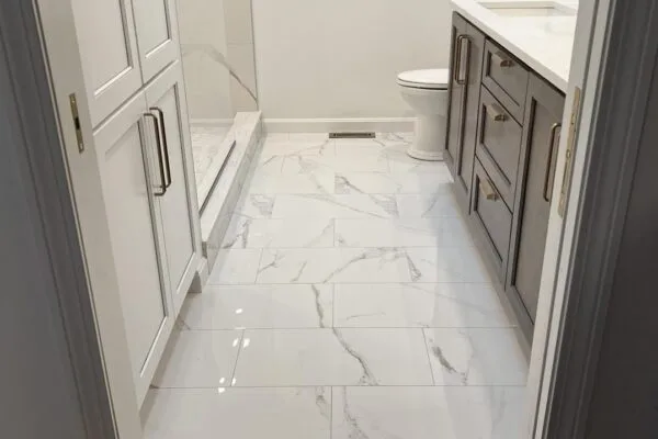 Tiled bathroom