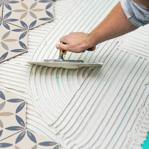 Daltile mosaic tile detail